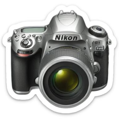 nikon camera sticker