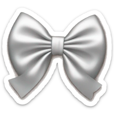 Shiny hair bow  sticker