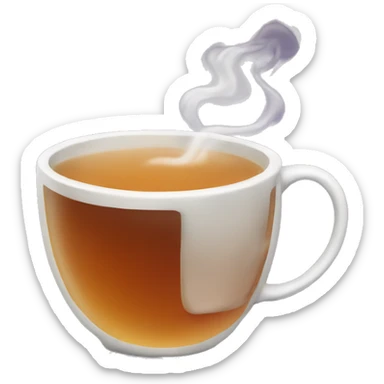 Cup of tea sticker
