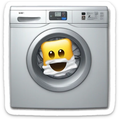 sns in washing machine sticker