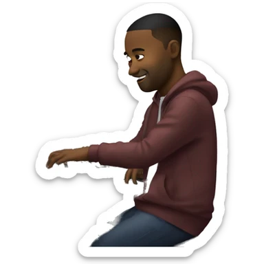 music producer making beats sticker