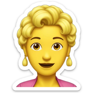 The lady from Chiquita Banana sticker