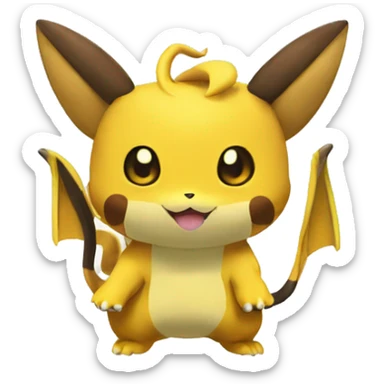 mega raichu x pokemon sticker