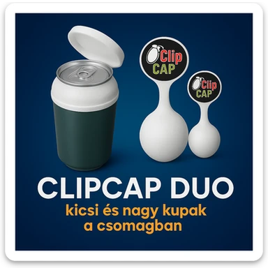 Change the color of both caps in the image to pure white while preserving their original texture and shading. Keep the background, box, and text unchanged exactly as they are. sticker