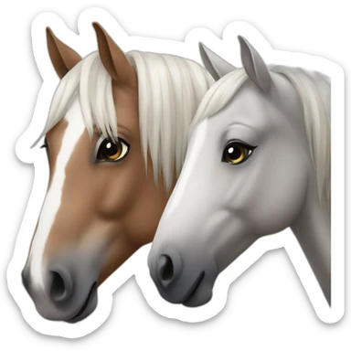 Horses love sticker