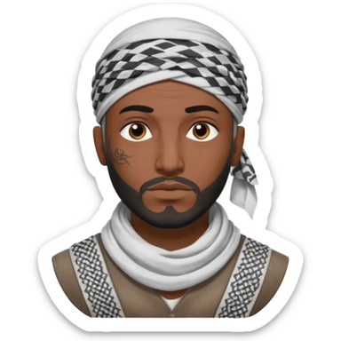 Un árabe tatuado sticker
