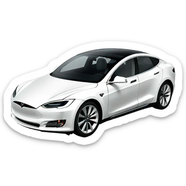Tesla cars sticker