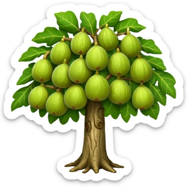 fig tree  sticker