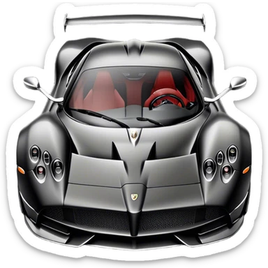 Pagani Huayra - Pagani (Model Year: 2022) (Iconic colour: Black) sticker