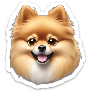 bidetflying-pomeranian  Download emoji ai generated emoji sn sticker