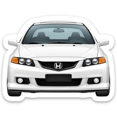 8th gen honda si white sticker