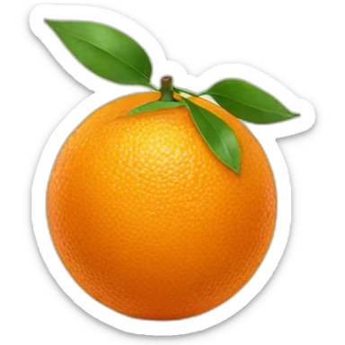 2 oranges one ball sticker