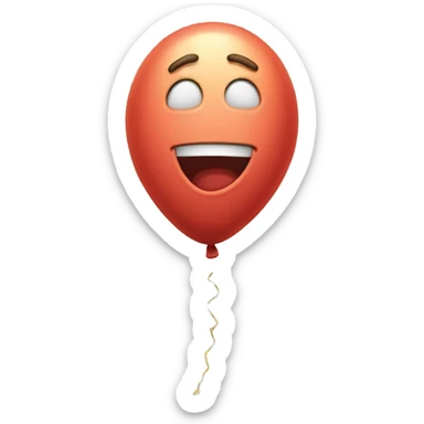 popping balloon sticker
