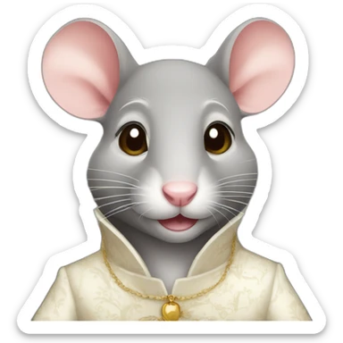 posh rat sticker
