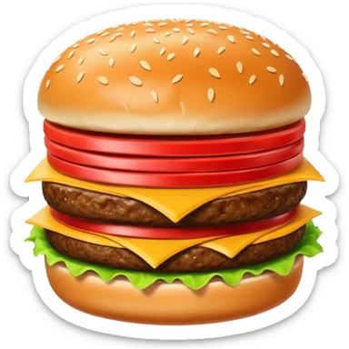 Fast Food Burgers sticker