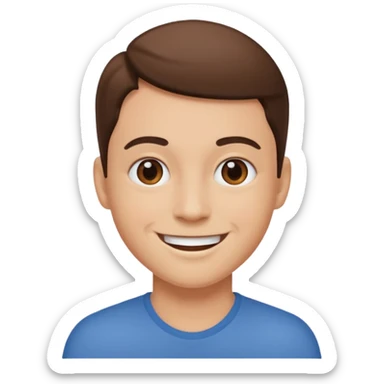 an image of me based on a picture of me sticker