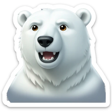 Polar bear  sticker