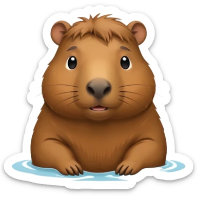 Capybara sticker