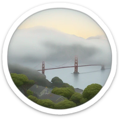 san francisco fog sticker