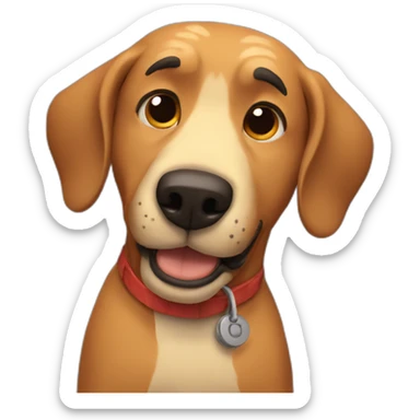 this is fine dog sticker