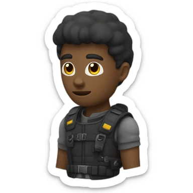 Coeur noir brisé sticker