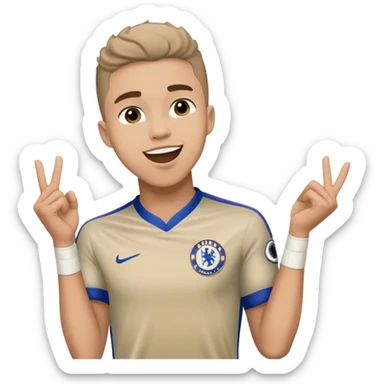 Cole Palmer celebration of Chelsea sticker