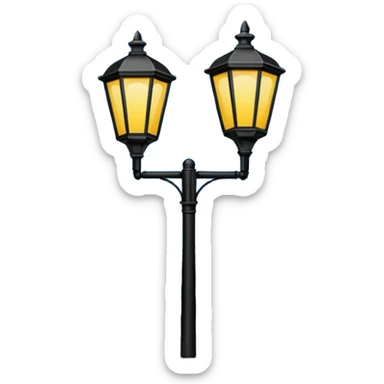 streetlights, US sticker