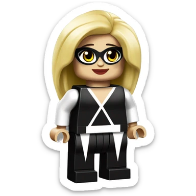 LADY GAGA lego full body sticker