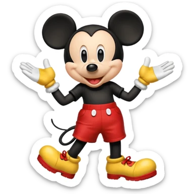 Mickey mouse sticker