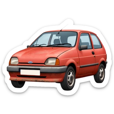 Ford fiesta 1998 MK4 old sticker