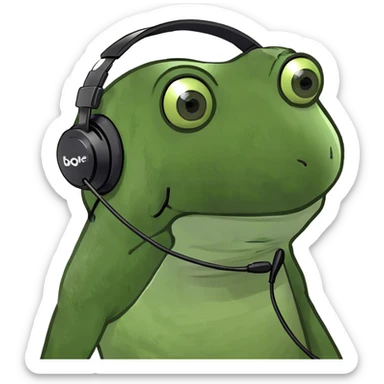 Indian tech support agent with headset sticker