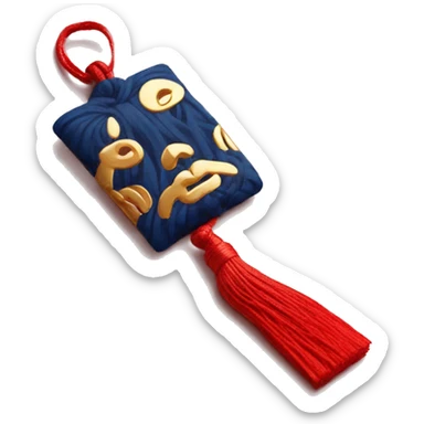 japanese shinto omamori charm sticker