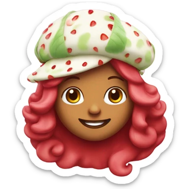 strawberry shortcake sticker