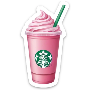 Starbucks pink drink sticker