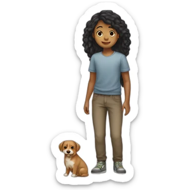 Un garçon qui embrasse une fille sticker