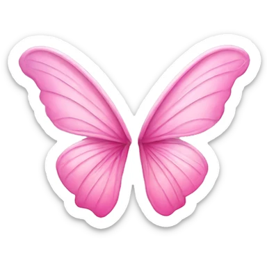 pink fairy wings sticker