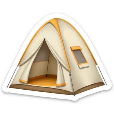 tent unmade sticker