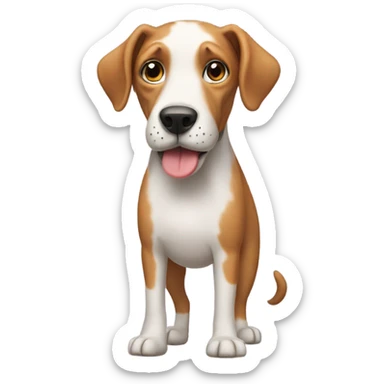 dog with 6 legs sticker