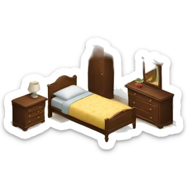 Room in Granny’s house sticker