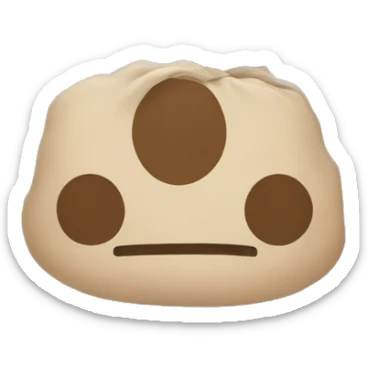 Willow with a bean head sticker