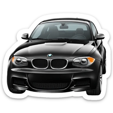 Black bmw e87 1 series sticker