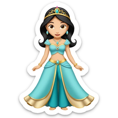 princesse jasmine by aladdin sticker
