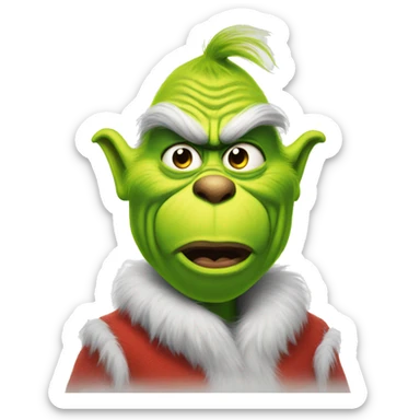 Grinch sticker