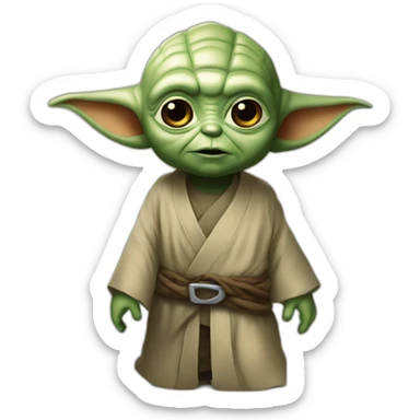 Si golum et yoda avaient un enfant  sticker