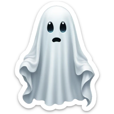 A ghost sticker