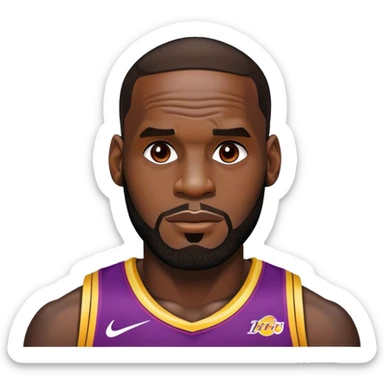 lebron sticker
