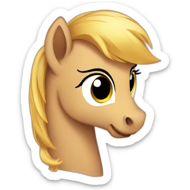fer poney sticker