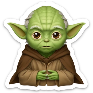 Yoda i kilt sticker