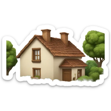 Un hogar al revés  sticker