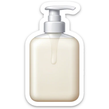 Soap bottle  sticker